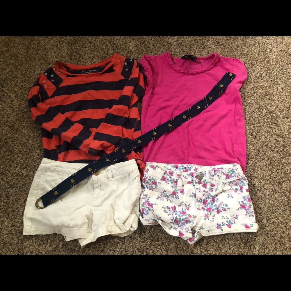 Ralph Lauren shirts and shorts